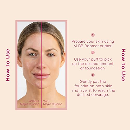 Missha Magic Cushion Moist Up No. 21 Light Beige Korean Foundation Hydrating Long-Lasting