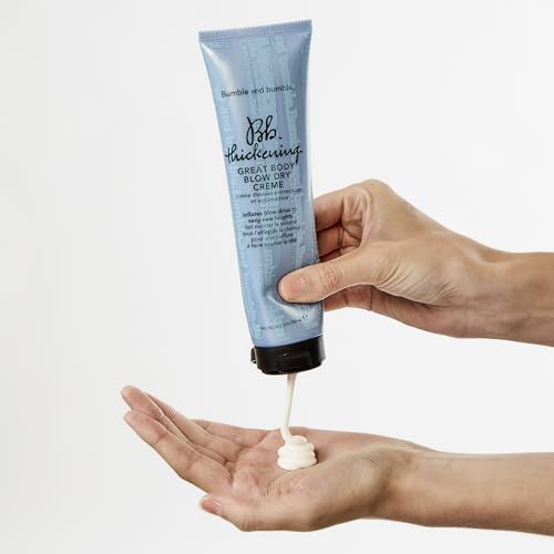 Volumizing Heat Protectant Hair Cream for Fine to Medium Wavy & Straight Hair