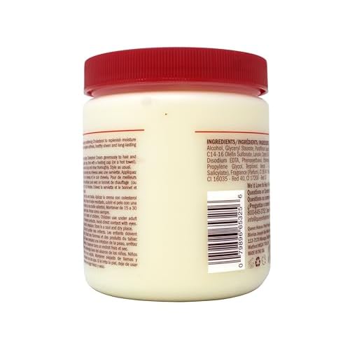 Queen Helene Cholesterol Hair Conditioning Cream, 15 Oz (Pack of 6) (Packaging May Vary)