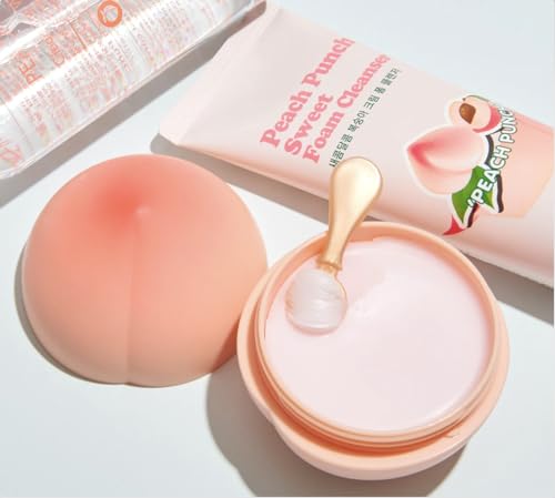 Peach Cleansing Balm - Makeup Remover & Double Cleanser for Face