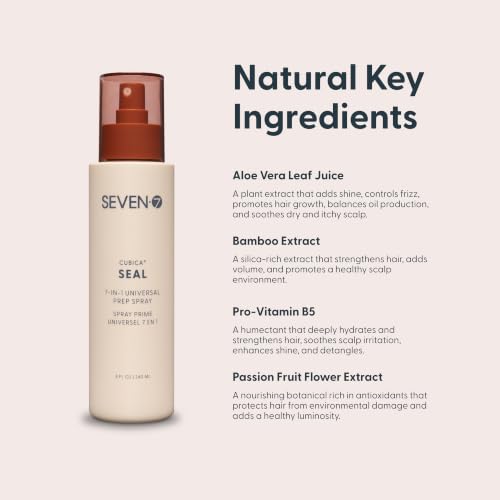 7-in-1 Hair Primer Spray with Aloe & ProVitamin B5 - 8 Fl Oz - Women & Men