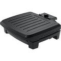 George Foreman Submersible 5-Serving Grill with Adjustable Temperature, Black/Grey