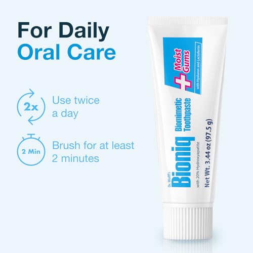 Bioniq Plus Moist Gums Toothpaste 20% Hydroxyapatite Pack of 3 - Gentle Enamel Repair