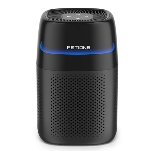 Small Air Purifier for Bedroom Up to 1250 ft² with HEPA Filter & Aromatherapy