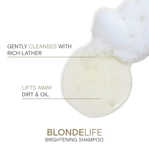 Joico Blonde Life Brightening Shampoo | For Blonde Hair | Add Softness & Smoothness | Sulfate Free | With Monoi & Tamanu Oil