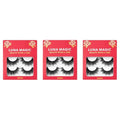 Luna Magic Diosa Faux Mink Wispy Lashes with Soft Band, Reusable up to 10x, Lightweight Eye-Enhancing Design for Natural or Dramatic Eye Looks - Vegan & Cruelty-Free Eyelashes - 13MM ? 3 Pair