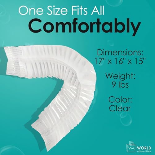 World Amenities Waterproof Shower Cap, Travel Size Hotel Amenities, Airbnb