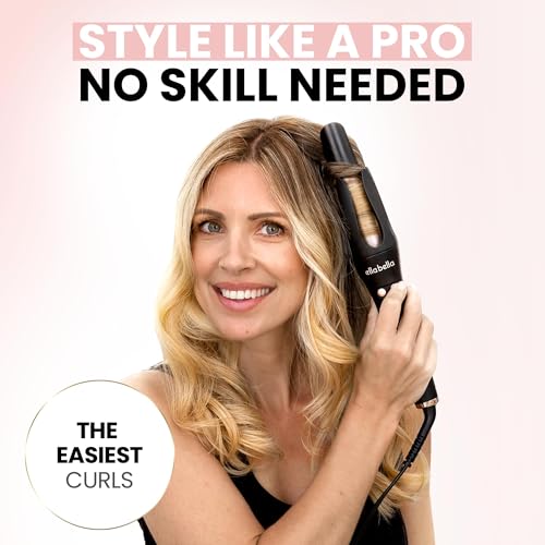 Automatic Rotating Curling Iron for Long Hair - Digital Temp Control