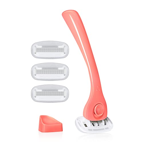 Billie Razors for Women Shave Kit & - V Smooth - Shave Gel + Cleanser for Pubic Hair & Skin - pH-Balanced - Fragrance-Free - Gynecologist-Approved - 6.5 oz.