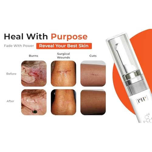 Silicone Scar Gel for Old & New Scars, Keloids, C-Section, Burns, Acne, Surgical Scar Treatment ? Cosmetic Formula with Patented Silicone & Sea Berry Oil, Clinically Tested, Made in USA