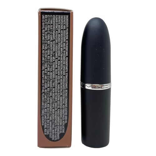 MAC Cosmetics M.A.Cximal Sleek Satin Lipstick - 838 Stone (Muted greyish taupe brown) 0.12 oz / 3.5g