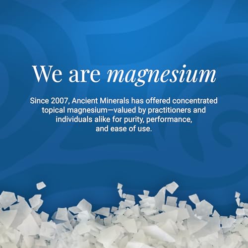 Ancient Minerals Magnesium Bath Flakes Unscented 8lb - Epsom Salt Alternative
