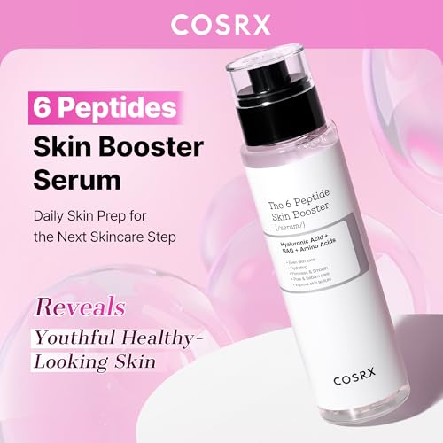 COSRX 6X Peptide Collagen Skin Booster Toner Serum for Dull Skin, 5.07 oz - 6 Multi Peptide Complex