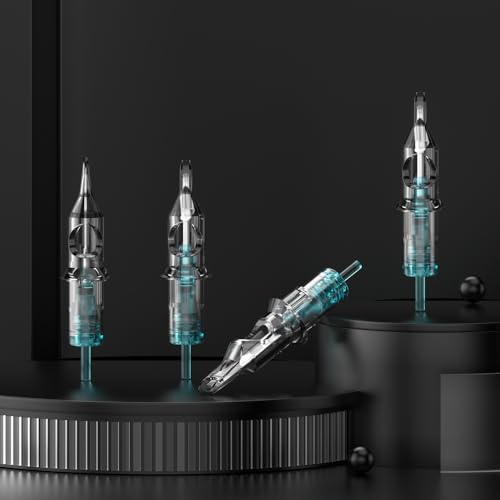 STIGMA Aquamarine Knight Disposable Round Liner Tattoo Needles #12 (3RL) 50Pcs - Variation 1203RL