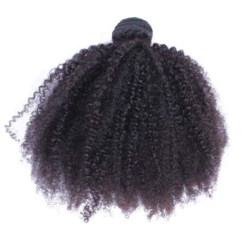 Afro Kinky Curly Human Hair Bundles 12 Inch Natural Color - Variation of Afro Kinky Curly Bundles 1b / 12 Inch