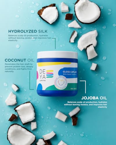 DEYA Deep Restorative Hair Mask with Coconut, Jojoba & Silk 16 oz