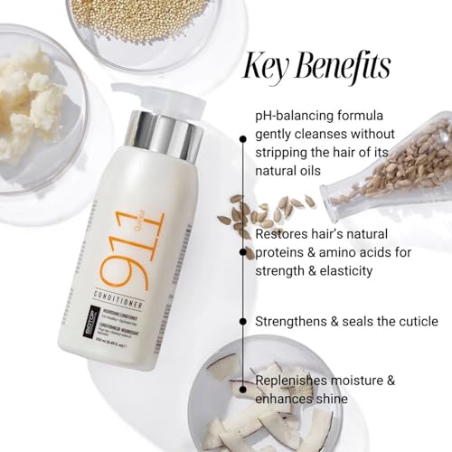 Professional Quinoa Nourishing Hair Shampoo & Conditioner Duo - Hydrating & Repairing Set