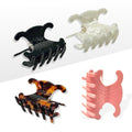 4-Pack Acetate Butterfly Hair Clips for Thick Hair - Elegant & Secure