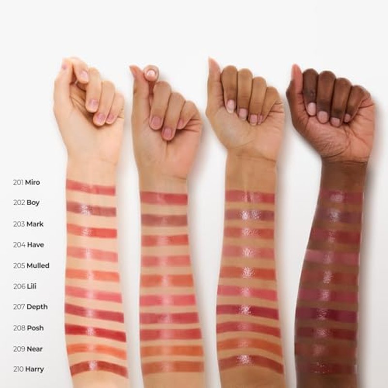 Laka 24HR Bonding Glow Lipstick, 3.7g/0.13oz., Long Lasting High-Shine Lipstick with Rich Color & Glassy Finish (#217 Babe)