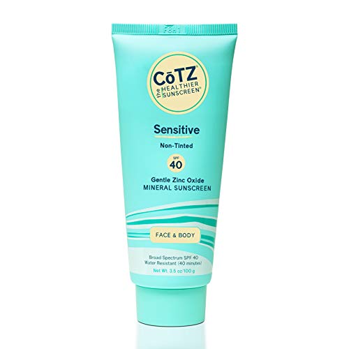 CoTZ Sensitive SPF 40 Mineral Sunscreen - Non-Tinted, Broad Spectrum, 3.5 oz - Pack of 1