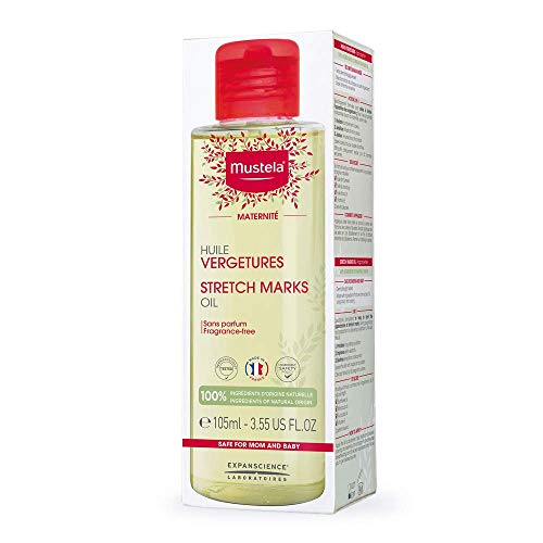 Mustela Maternity Stretch Marks Oil - Natural Avocado & Sunflower - New Packaging - 3.55 fl oz