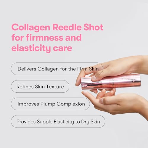 VT COSMETICS Collagen Reedle Shot 100 1.69 Fl Oz&Collagen Reedle Shot 100 2-Step Hydrogel Mask 4pcs