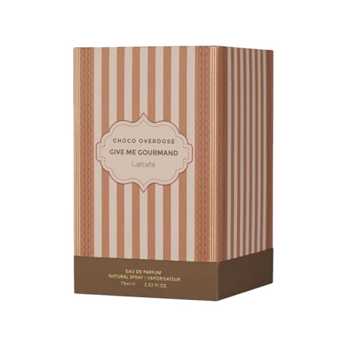Lattafa Choco Overdose Eau de Parfum - Gourmand Dark Chocolate & Caramel Fragrance 75ml Spray