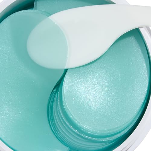 Green Hydrating Under Eye Masks for Dark Circles & Puffiness - 30 Count - Hydrogel Eye Patches