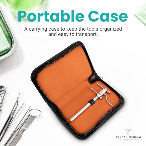 Dental Orthodontic Gauge with Adjustable Bracket Height - VDO Measurement Tool