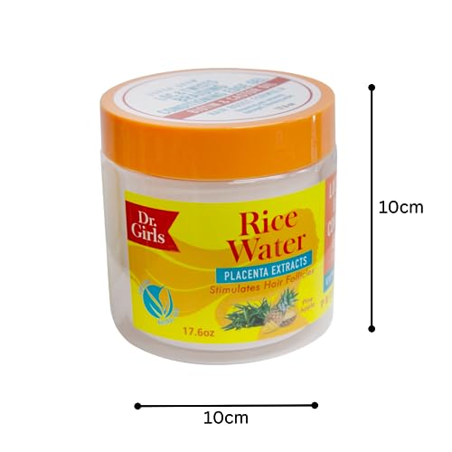 Dr Girls Super Grow Loc & Twist Braiding Gel with Biotin & Castor Oil - Extra Hold, 17.6 oz (Pineapple Scent)
