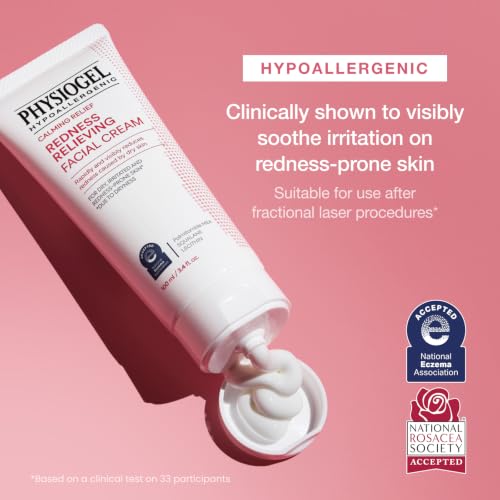 Physiogel Calming Relief Redness-Relieving Facial Cream - 3.4 Fl Oz - Sensitive Skin Care