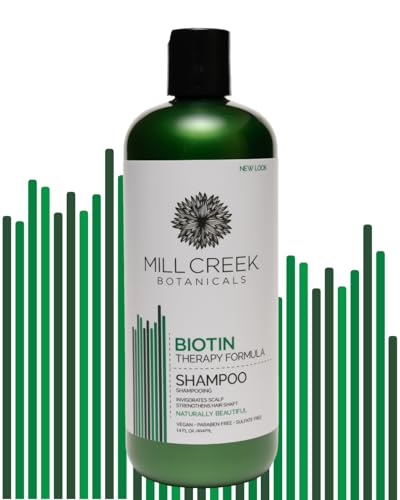 Biotin Shampoo for Hair Growth - Organic & Nourishing, 14 oz (Two Pack)