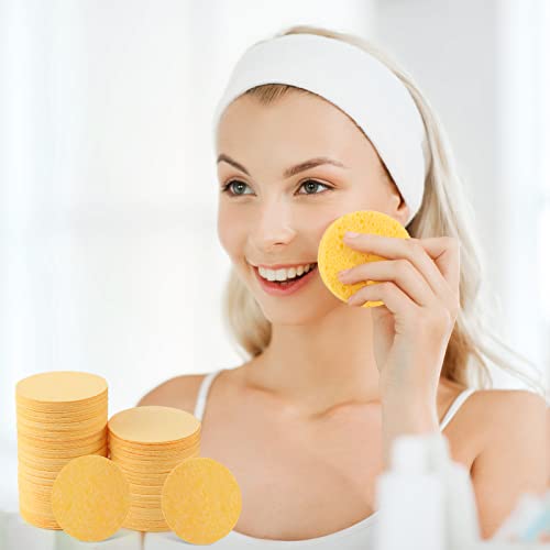 Disposable Compressed Facial Sponges 2.5 Inch for Skin Cleansing - 150 Pcs