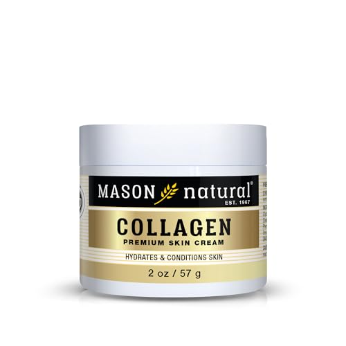 MASON NATURAL Collagen Premium Skin Cream, Women¡¯s Anti,Aging Face & Body Daily Moisturizer for Hydration & Firmness, Pear Scent, 2 oz