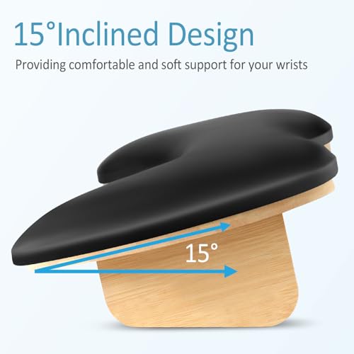 Hand Rest for Nails Tech, U Shaped Arm Rest for Nails Tech with Nail Table Mat, Nail Rest Stand, Nail Arm Rest Cushion, Manicure Hand Rest with Detachable Brackets, Nail Hand Rest, Black