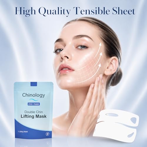 Chinology Double Chin Lifting Mask 3 Pack - Jawline Firming & Sculpting for Women & Men