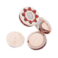 Pressed Face Powder Ivory Beige with Mirror & Puff - Vegan, 0.34oz - Flower Knows - Variation 02