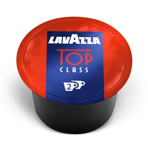 Lavazza Blue Top Class Double Shot Espresso Capsules - Arabica & Robusta Blend, Compatible with Lavazza Classy Machines, 100 Capsules - Espresso / 100 Count