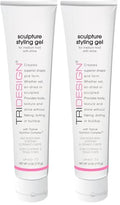 TRIDESIGN Strong Hold Hair Styling Gel 6 oz - 2 Pack for Wet Look & All Hair Types