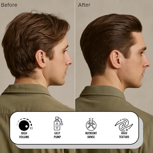 Men's Matte Cream Clay for Hair - Firm Hold, Volume, 8 oz