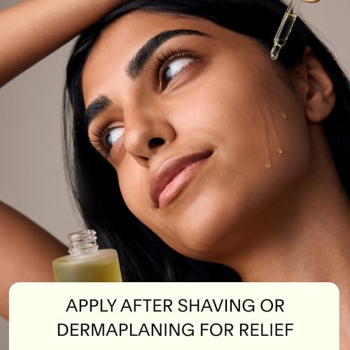 Leaf Shave Calming Serum with Reusable Dropper - 1 fl oz, Post-Shave & Skin Care