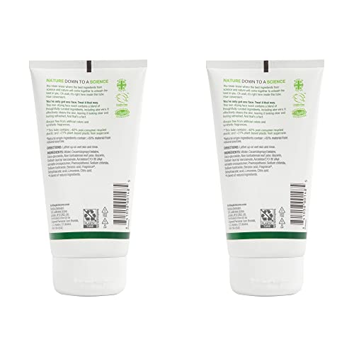 BULLDOG Mens Skincare and Grooming Original Face Wash, 5 Fluid Ounce - Pack of 2