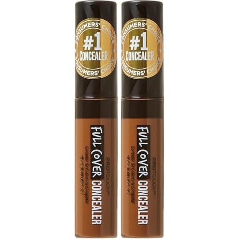 Kiss New York Professional ProTouch Full Cover Concealer 12mL (0.40 US fl. oz.) - (Mocha) (Pack of 2)