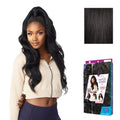 Sensationnel Instant Updown Half Wig & Ponytail Wrap - 1B Off Black
