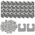 Tewloss Grey 600 Pcs Toe Separators for Pedicure & Nail Art, Soft Foam Finger Spacers
