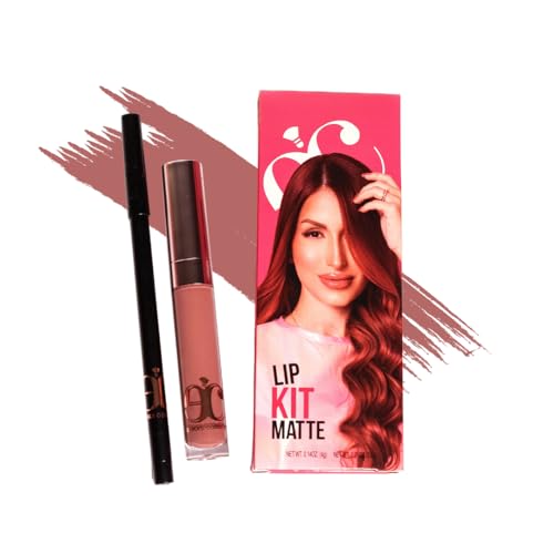 Erika's Makeup Kit - Matte Lip Kit + Gloss + Contour, Blush & Highlighter Palette