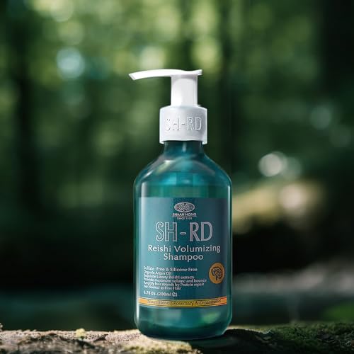 Reishi Volumizing Shampoo for Fine Thin Hair - 6.76oz with Reishi Extract & Argan Oil