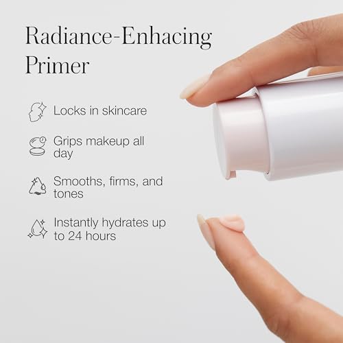 RMS Beauty RE:Evolve Radiance Locking Primer Refill - Lightweight Illuminating Face Base, Pore-Minimizer, Hydrating Oil-Free, 1 oz