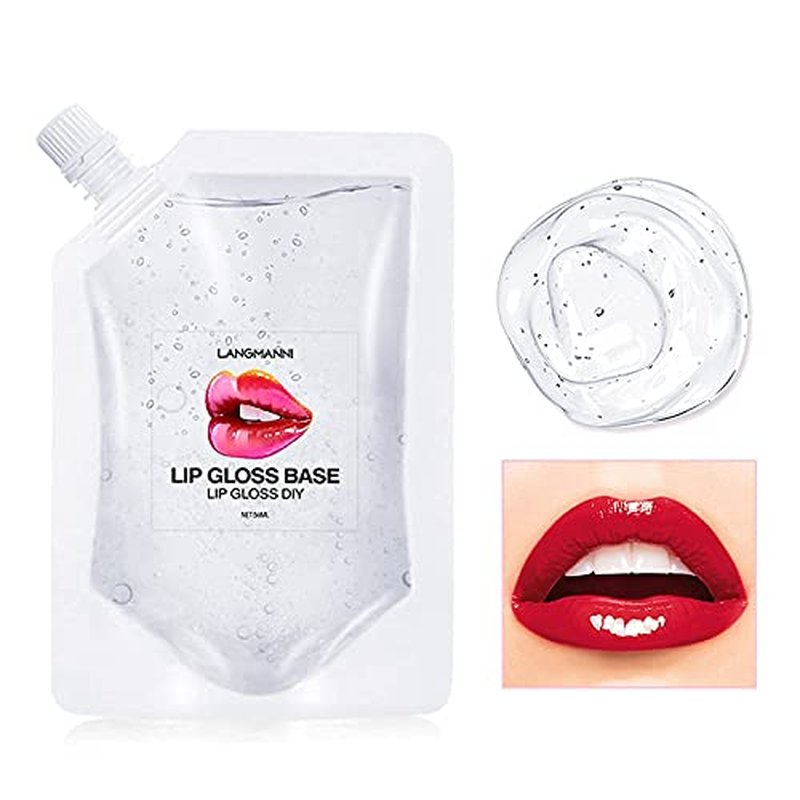 Lip Gloss Base 150ML, Clear Moisturizing Versagel Base Gel for DIY Handmade Lip Gloss Lipstick, Ingredient Safety - 5.07oz (3 Pack x 50ML)