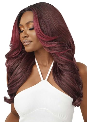 Outre Lace Front Wig - Talha Off Black 1B Natural Baby Hair Breathable Cap